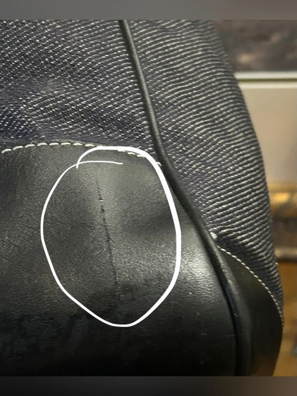 Vintage Coach Y2K Denim Small Tote - Picture 16 of 16